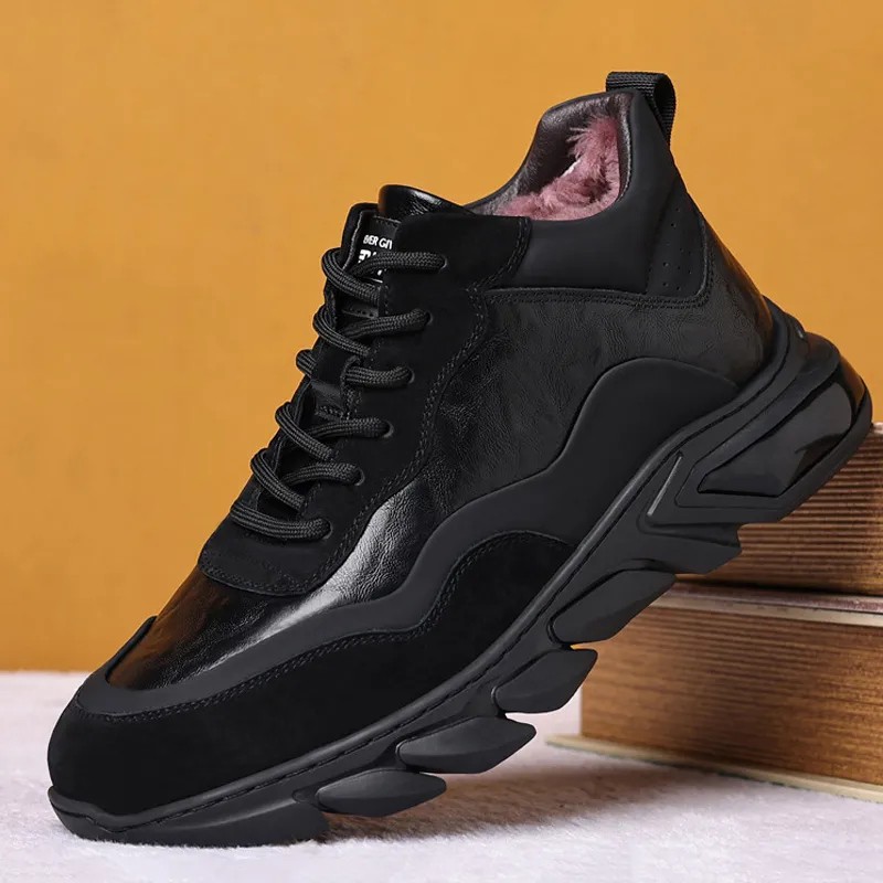 Devanro Anti-Slip And Wear-Resistant Warm Low-Top Casual Shoes Men's-3