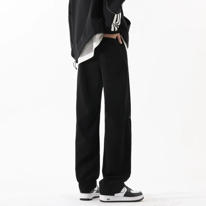 Devanro Casual Pants Men's Khaki-5