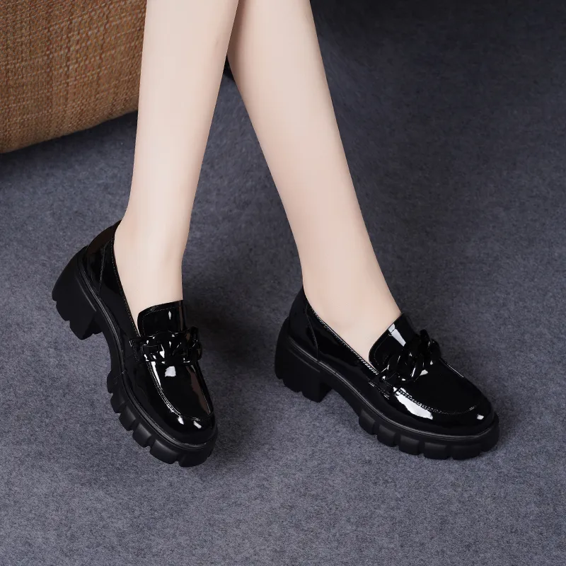 Devanro Loafers Women's Black-4