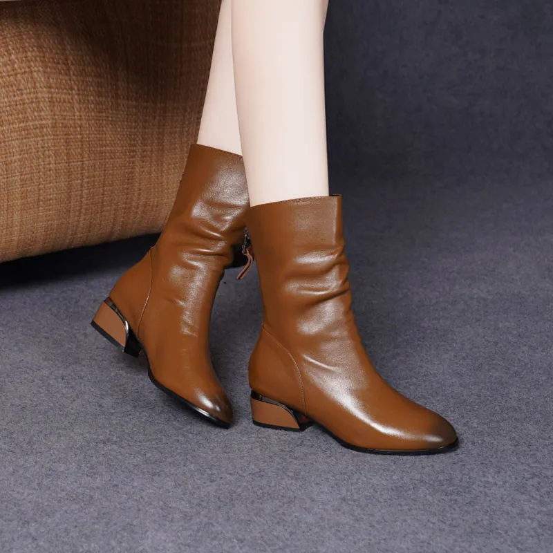 Devanro Ankle Boots 3cm Women's-6