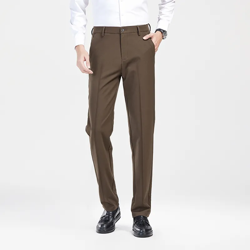 Devanro Casual Pants Men's Black-13