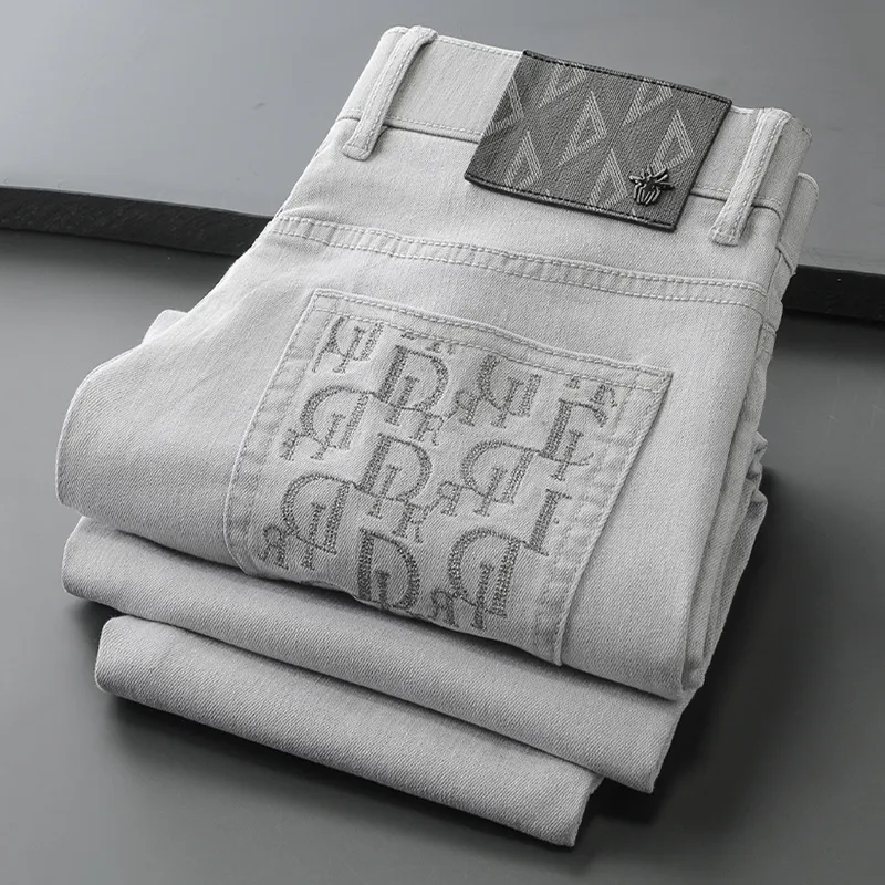 Devanro Jeans Men Gray-3