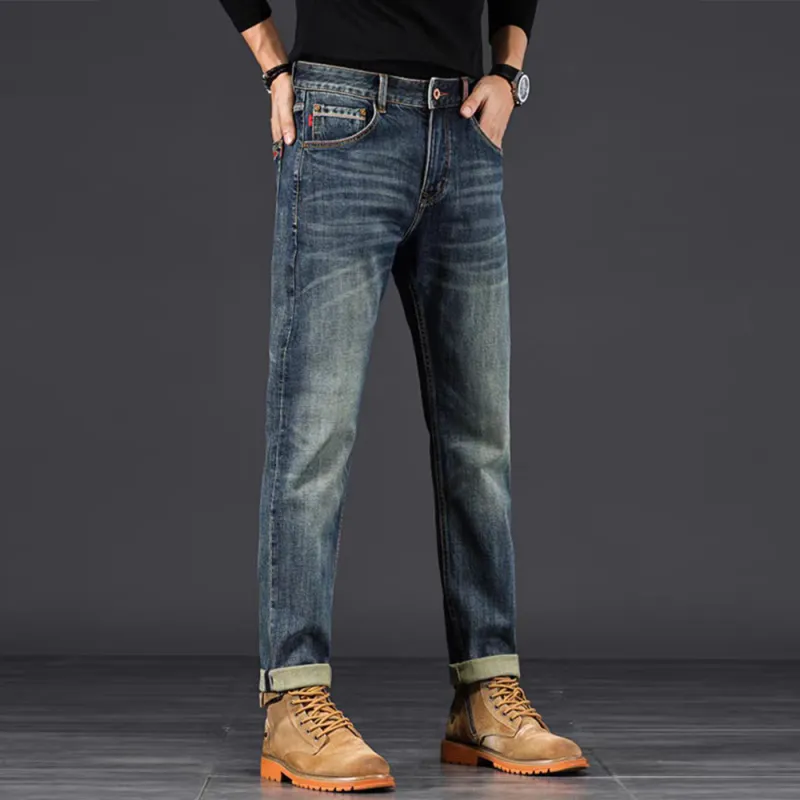Devanro Jeans Men Blue-3