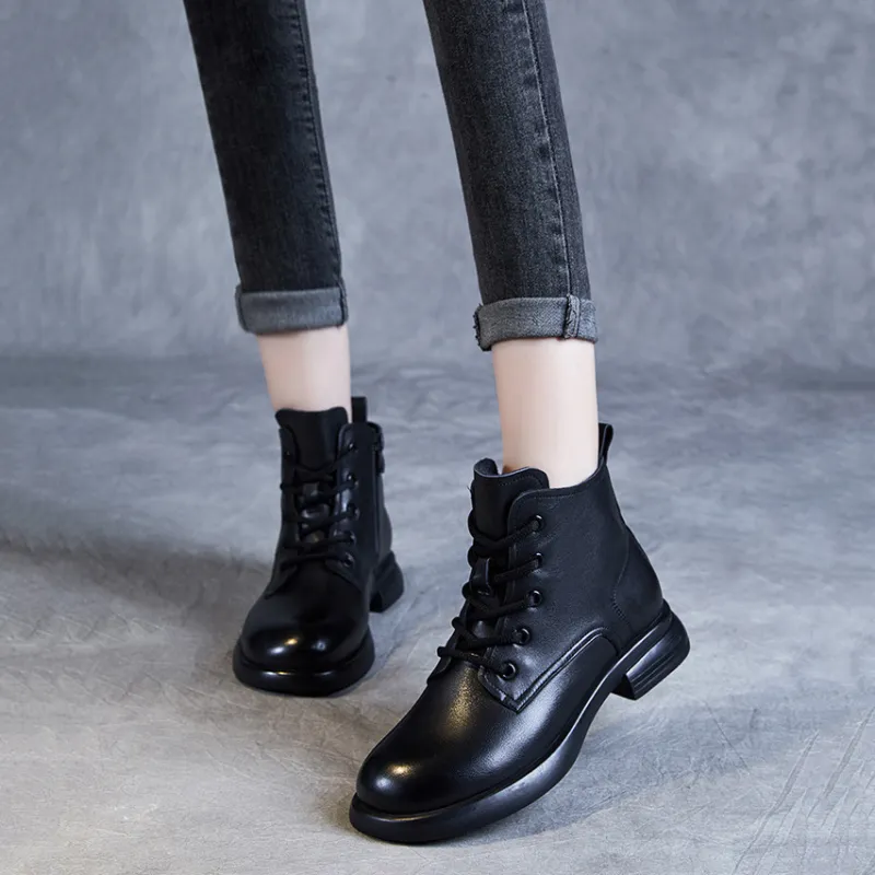 Devanro Ankle Boots 3.0cm Women's-5