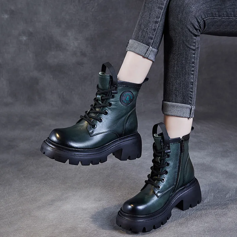 Devanro Short Martin Boot 6.0cm Women's-11