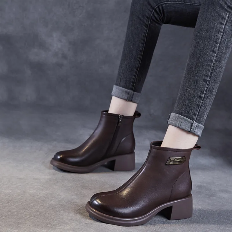 Devanro Ankle Boots 5cm Women's-7