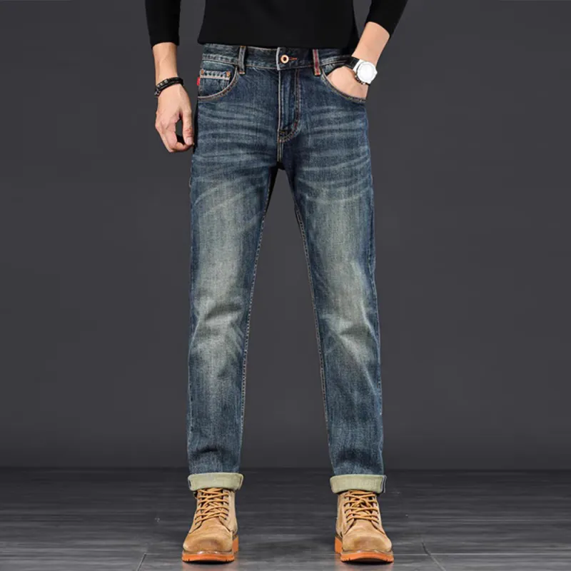 Devanro Jeans Men Blue-4