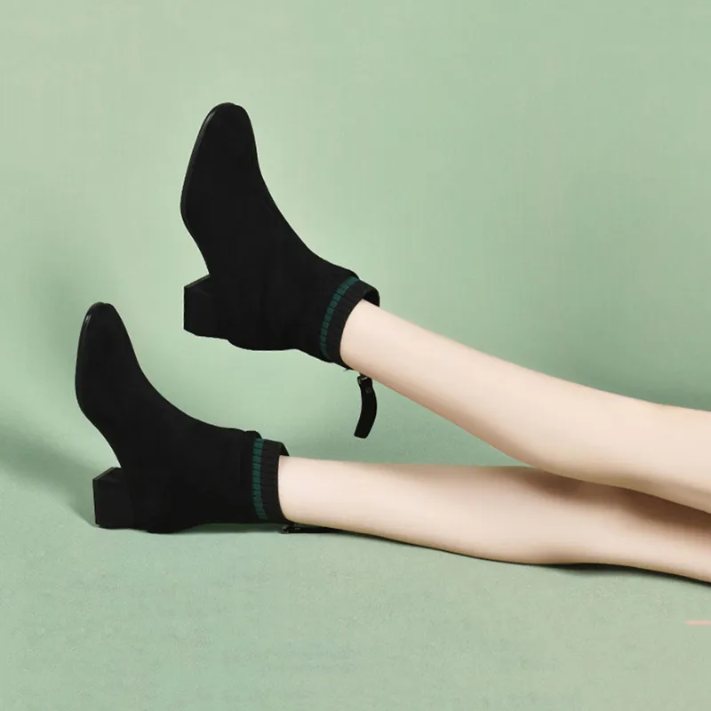 Devanro Ankle Boots 5cm Women's-10