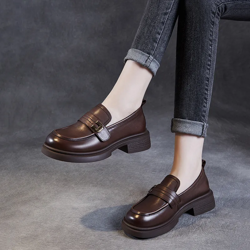 Devanro Loafers Women's Black-6