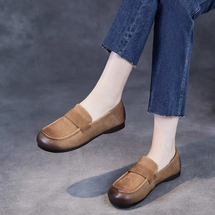 Devanro Loafers Women's Brown-8