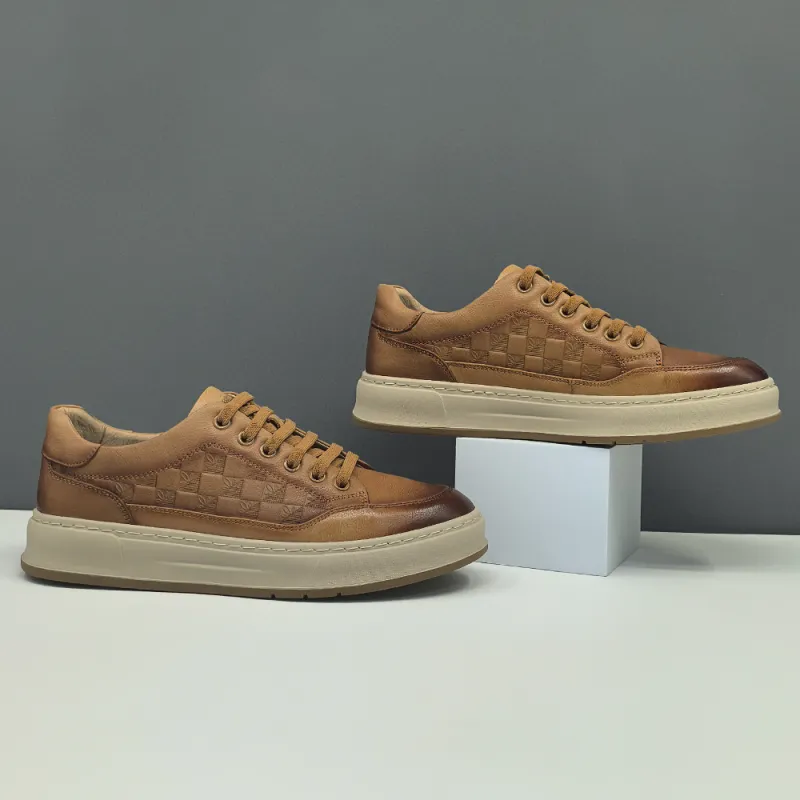 Devanro Moisture-Wicking Wear-Resistant Breathable Slip-Resistant Low-Top Skateboard Shoes Men's-7