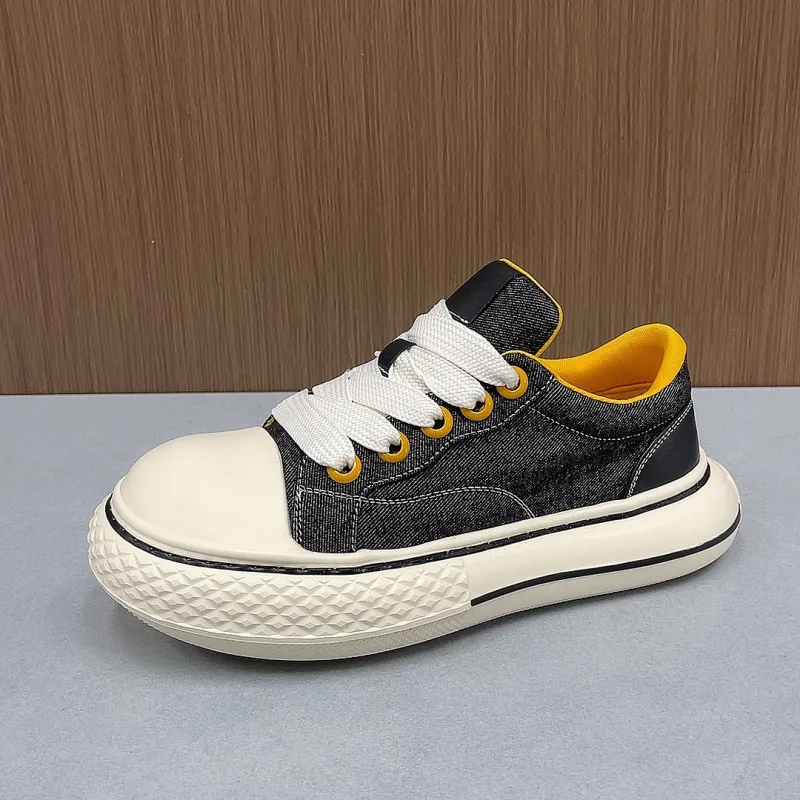 Devanro Wear resistant, Lightweight, Breathable, And Non slip. Low Top Canvas Shoes Men's-1