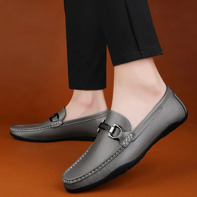 Devanro Lightweight Breathable Slip-Resistant Low-Top Casual Shoes Men's-11