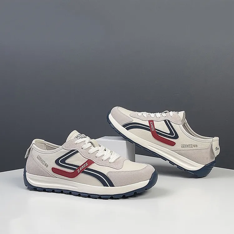 Devanro Wear resistant, Lightweight, Breathable, And Non slip. Low Top Casual Shoes Men's-3