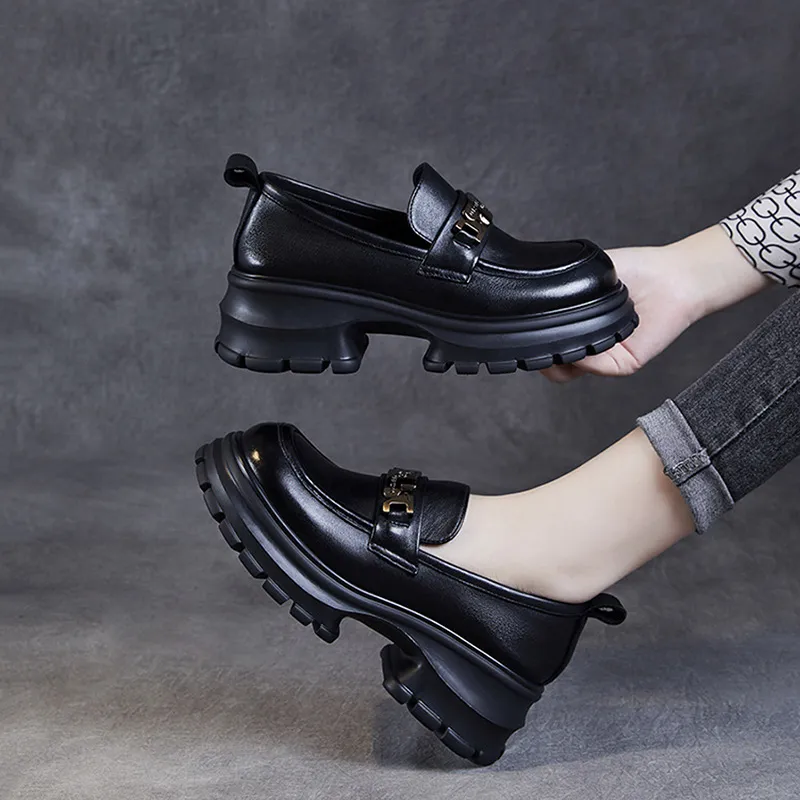 Devanro Casual Single Shoes 6cm Women's-4