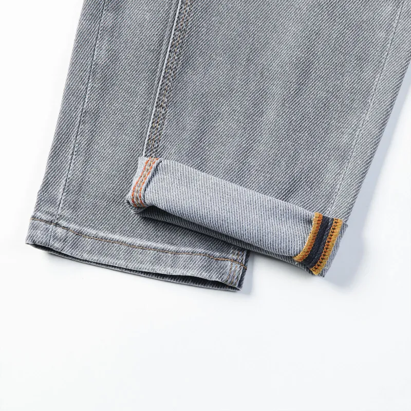 Devanro Jeans Men's Gray Ankle Length Pants-11