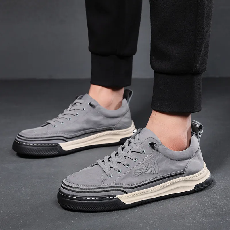 Devanro Moisture Wicking Wear Resistant Breathable Quick Drying Slip Resistant Low Top Canvas Shoes Men's-9
