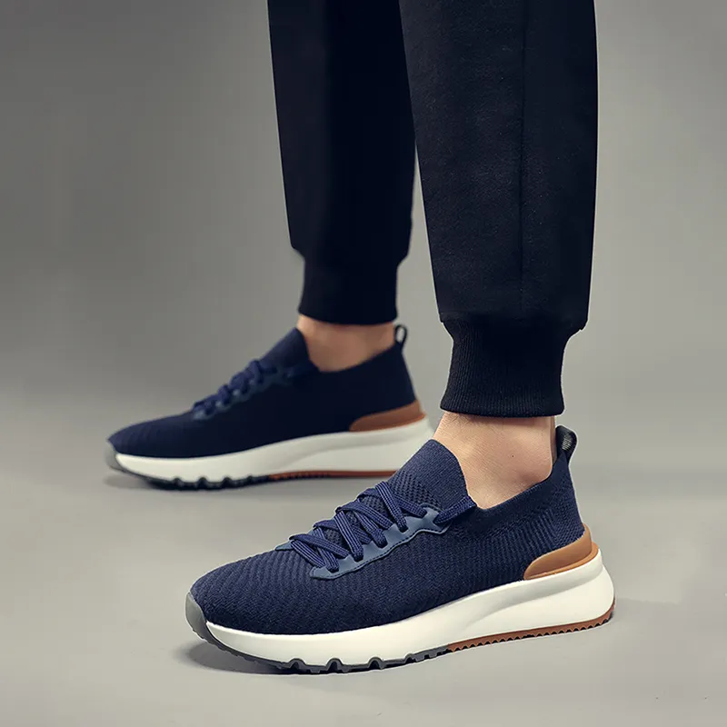 Devanro Moisture Wicking, Height Increasing, Lightweight, Breathable, Slip Resistant Low Top Casual Shoes Men's-12