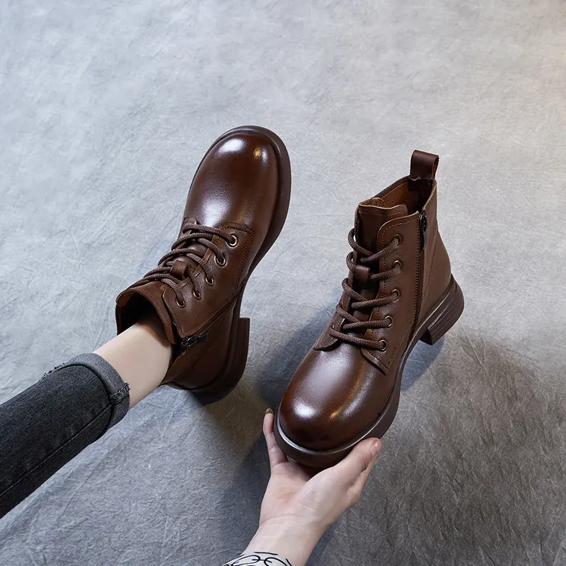 Devanro Ankle Boots 3.0cm Women's-12