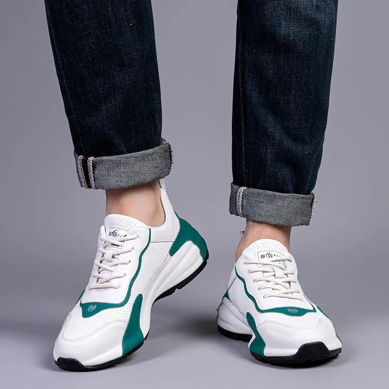 Devanro Anti-Slip And Wear-Resistant Breathable Low-Top Chunky Sneakers Men's-5