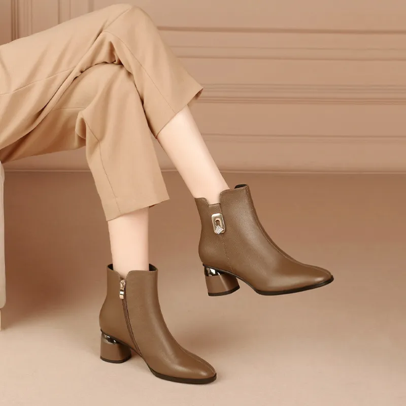 Devanro Ankle Boots 5.5cm Women's-8