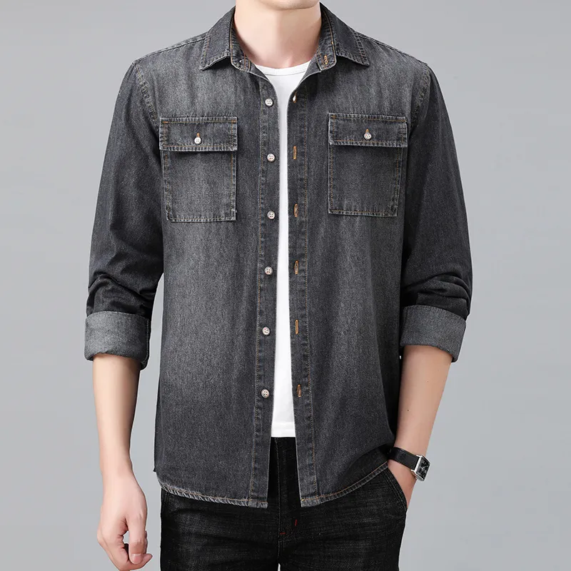 Devanro Denim Jackets Men-1