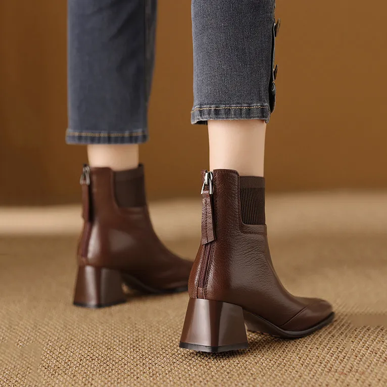 Devanro Ankle Boots 5cm Women's-7