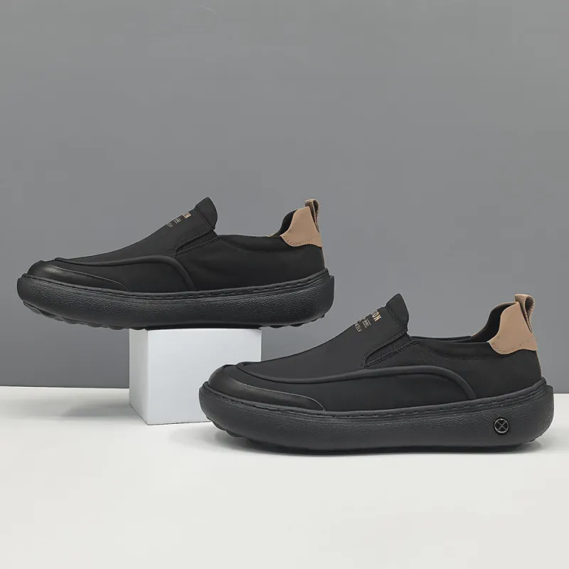 Devanro Casual Shoes Men's Black-2