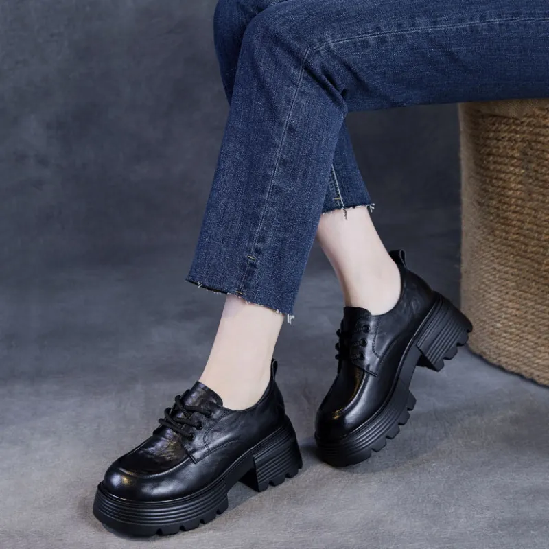 Devanro Casual Single Shoes 6.5cm Women's-1