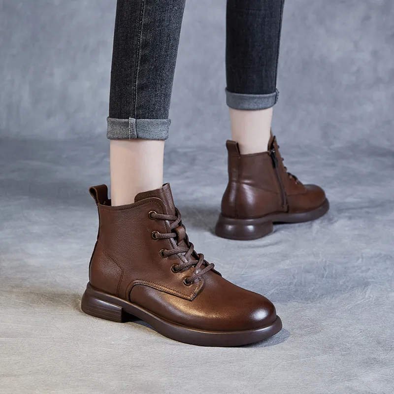 Devanro Ankle Boots 3.0cm Women's-11