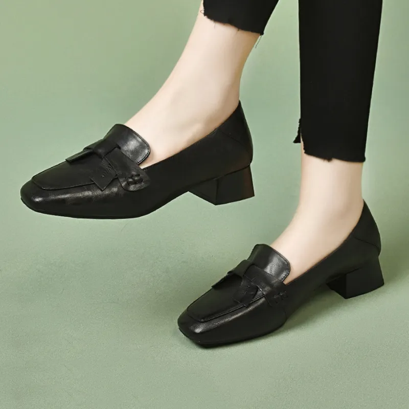 Devanro Loafers Women's Black-1
