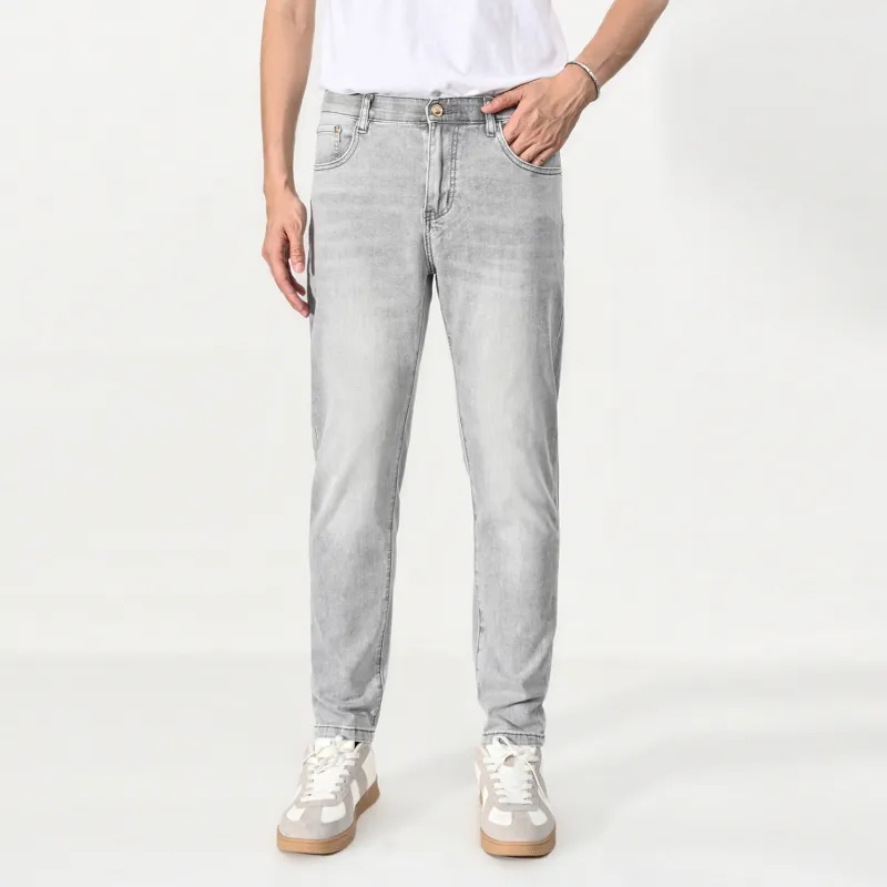 Devanro Jeans Men Light Gray-2