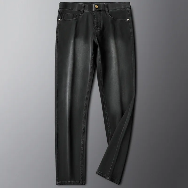 Devanro Jeans Men Black Gray-1