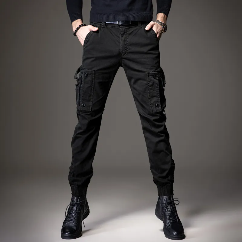 Devanro Cargo Pants Men-7