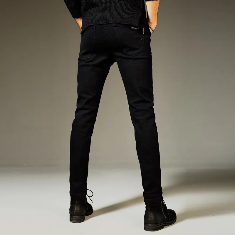 Devanro Jeans Men Black-5