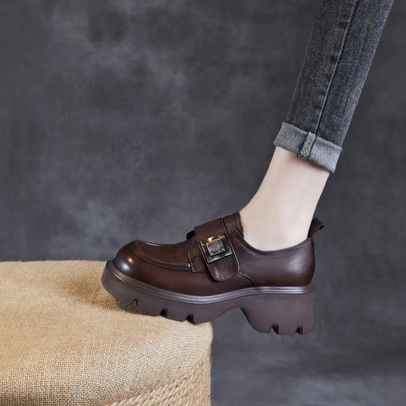 Devanro Loafers Women's Brown-2