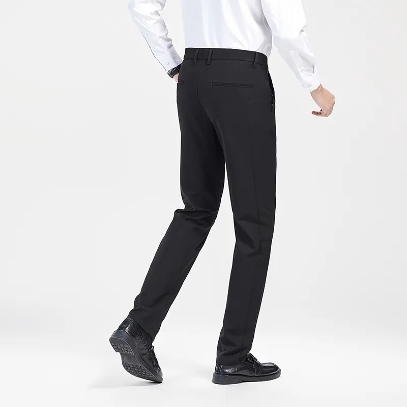 Devanro Casual Pants Men's Black-1