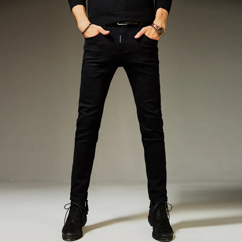 Devanro Jeans Men Black-2