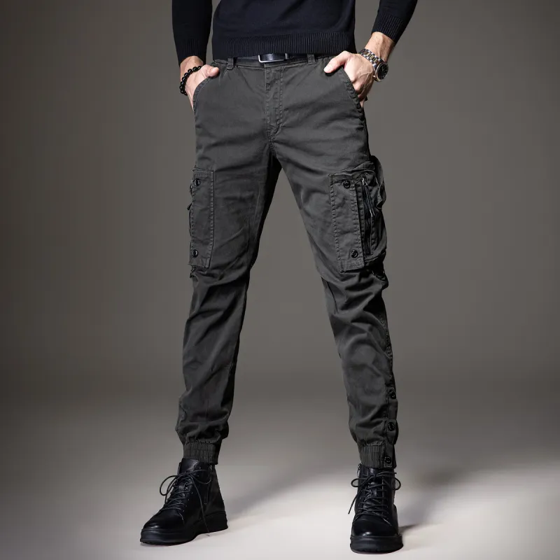 Devanro Cargo Pants Men-2