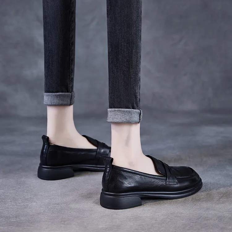 Devanro Loafers Women's Black-3