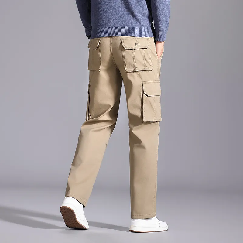 Devanro Casual Pants Men's Army Green-21