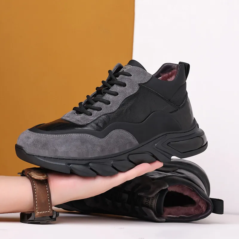 Devanro Anti-Slip And Wear-Resistant Warm Low-Top Casual Shoes Men's-9