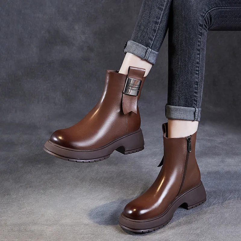 Devanro Ankle Boots 5.0cm Women's-9