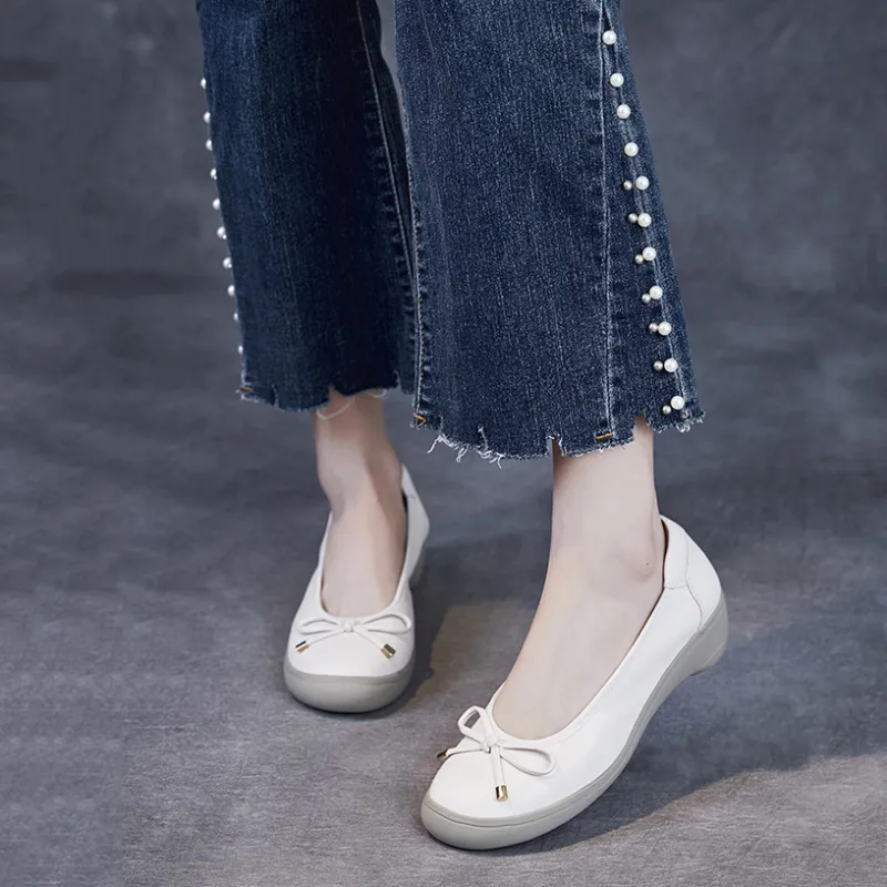 Devanro Casual Single Shoes 4cm Women's-7