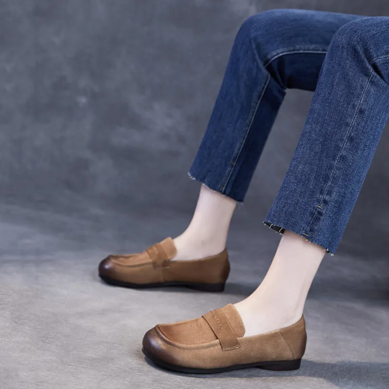 Devanro Loafers Women's Brown-7
