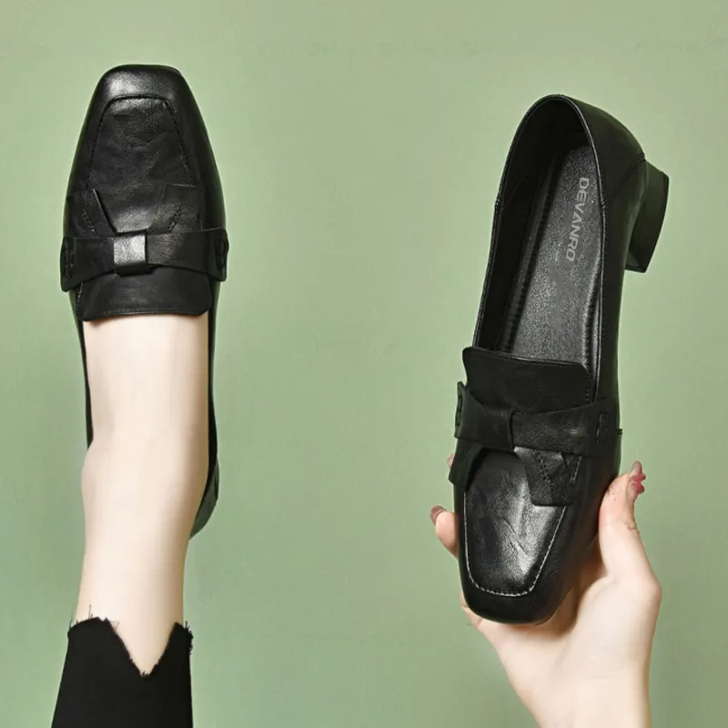Devanro Loafers Women's Black-2