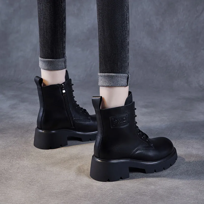 Devanro Short Martin Boot 5.5cm Women's-4