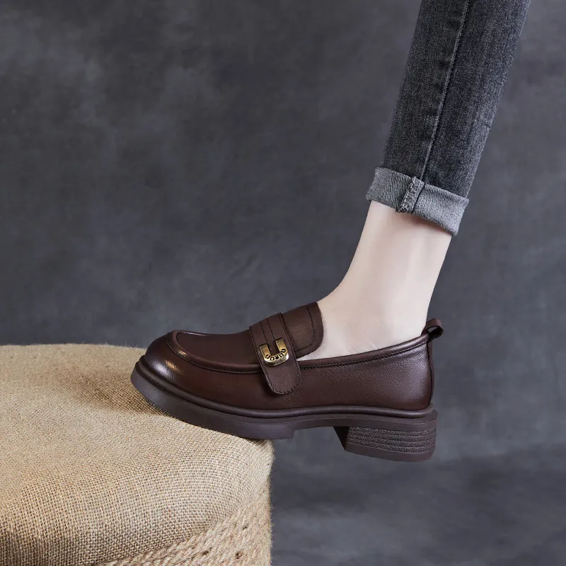 Devanro Loafers Women's Black-9