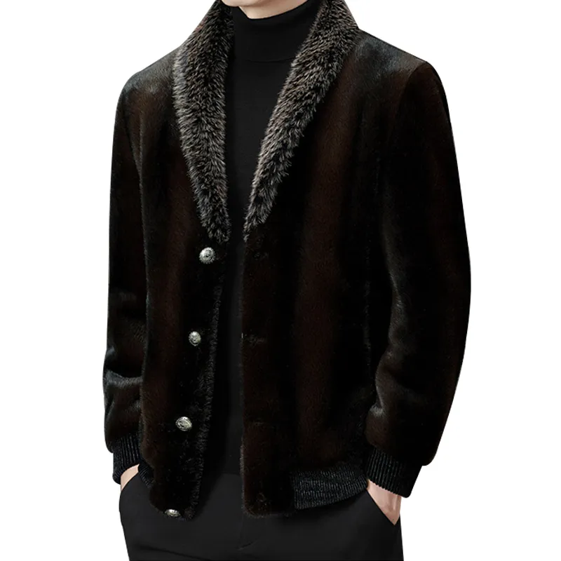 Devanro Furs Men Black-4