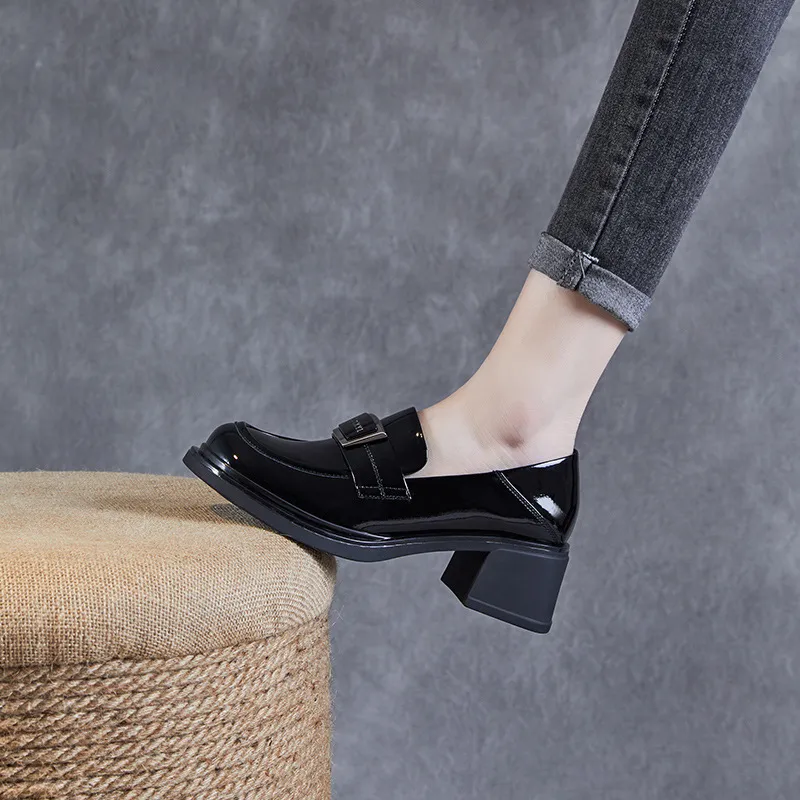 Devanro Loafers Women's Black-3